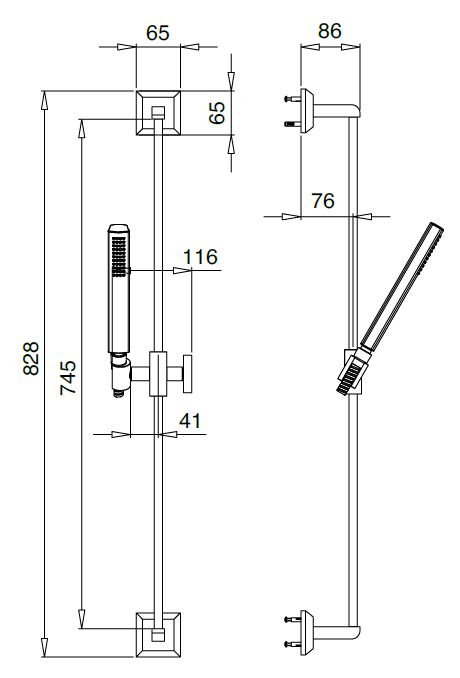 LEGEND-SD-01 Душевой гарнитур, исполнение хром LEGEND-SD-01 Душевой гарнитур, исполнение хром