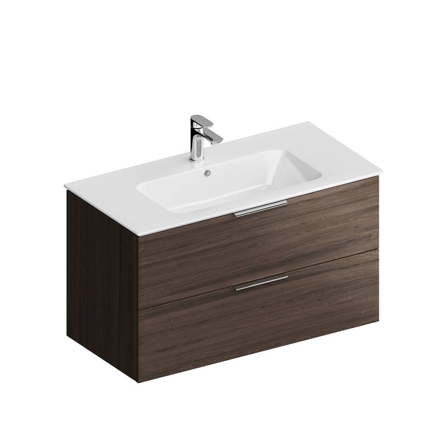 Тумба PIANO Forte подвесная с ящиками 95, дымчатый вяз PI.F.95\OLM Тумба PIANO Forte подвесная с ящиками 95, дымчатый вяз PI.F.95\OLM