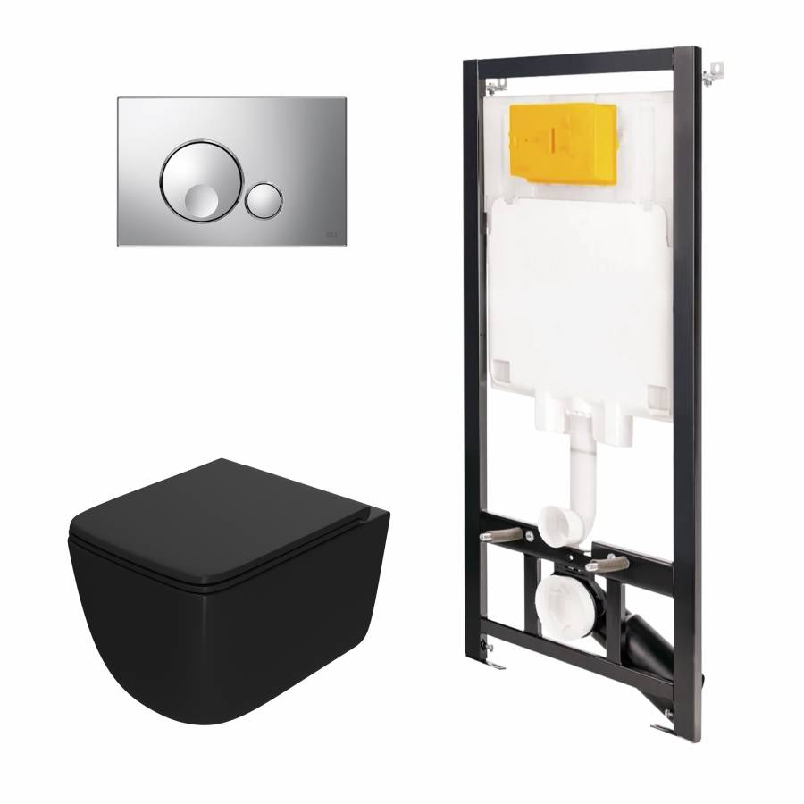 Сет: Инстал.OLI 80 ECO +панель Globe хр.глянц., OLI+Унитаз Point Меркурий, чёрный Сет: Инстал.OLI 80 ECO +панель Globe хр.глянц., OLI+Унитаз Point Меркурий, чёрный