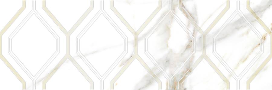 Декор Beryl белый 25х75,шт Декор Beryl белый 25х75,шт