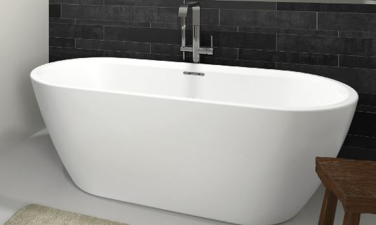 Акриловая ванна Riho Inspire 160 white Glossyriho Fall- CHROM  Акриловая ванна Riho Inspire 160 white Glossyriho Fall- CHROM