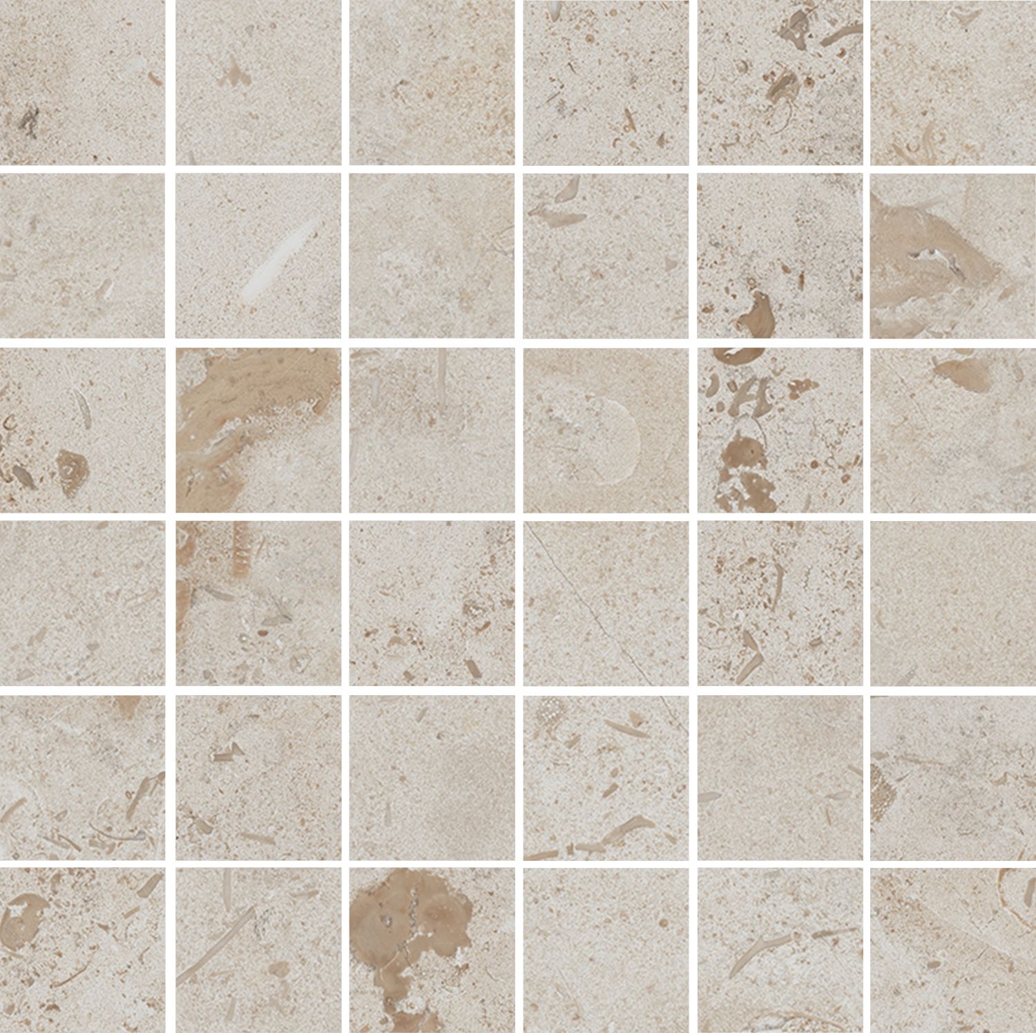 Декор Про Лаймстоун бежевый матовый мозаичный 30x30x0.9 Декор Про Лаймстоун бежевый матовый мозаичный 30x30x0.9