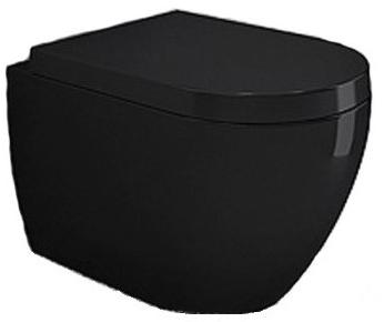 Чаша унитаза подвесного Bocchi Venezia 1295-005-0129 черная Чаша унитаза подвесного Bocchi Venezia 1295-005-0129 черная