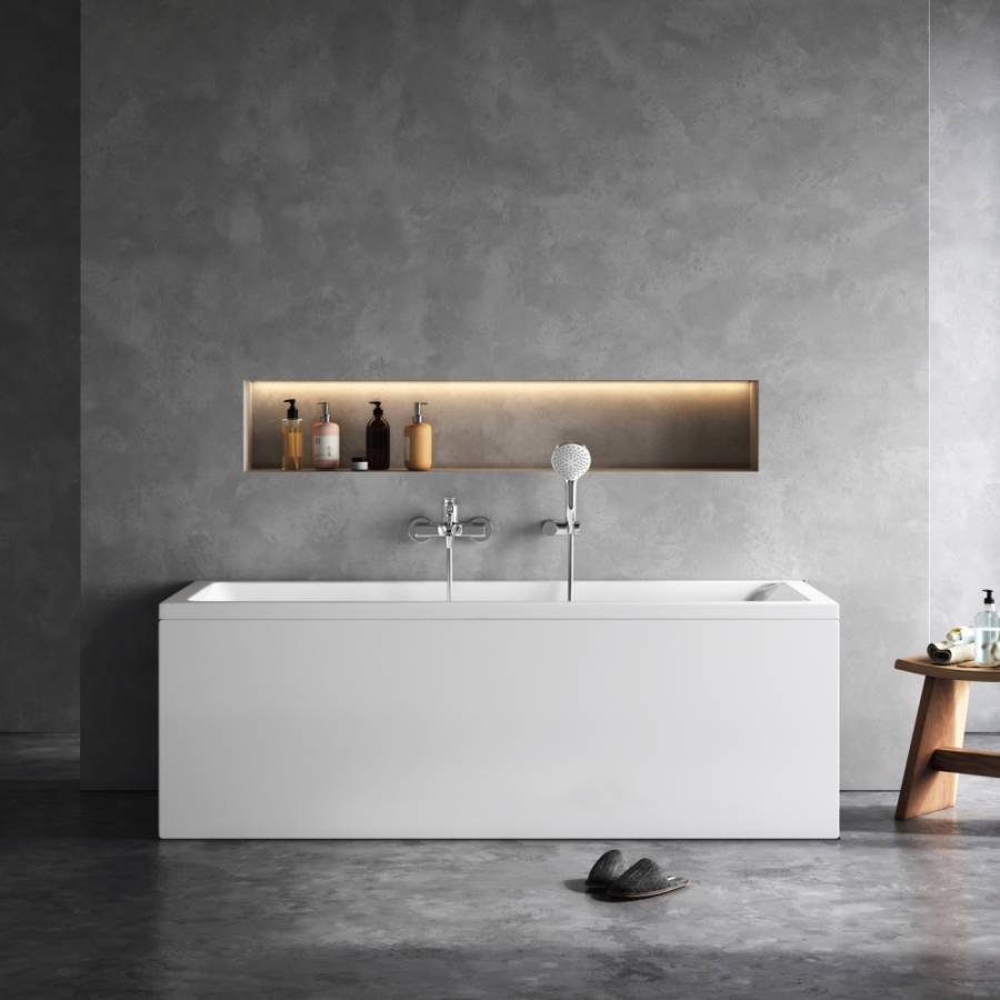 W93A-170-070W-A Gem ванна акриловая 170x70 см W93A-170-070W-A Gem ванна акриловая 170x70 см