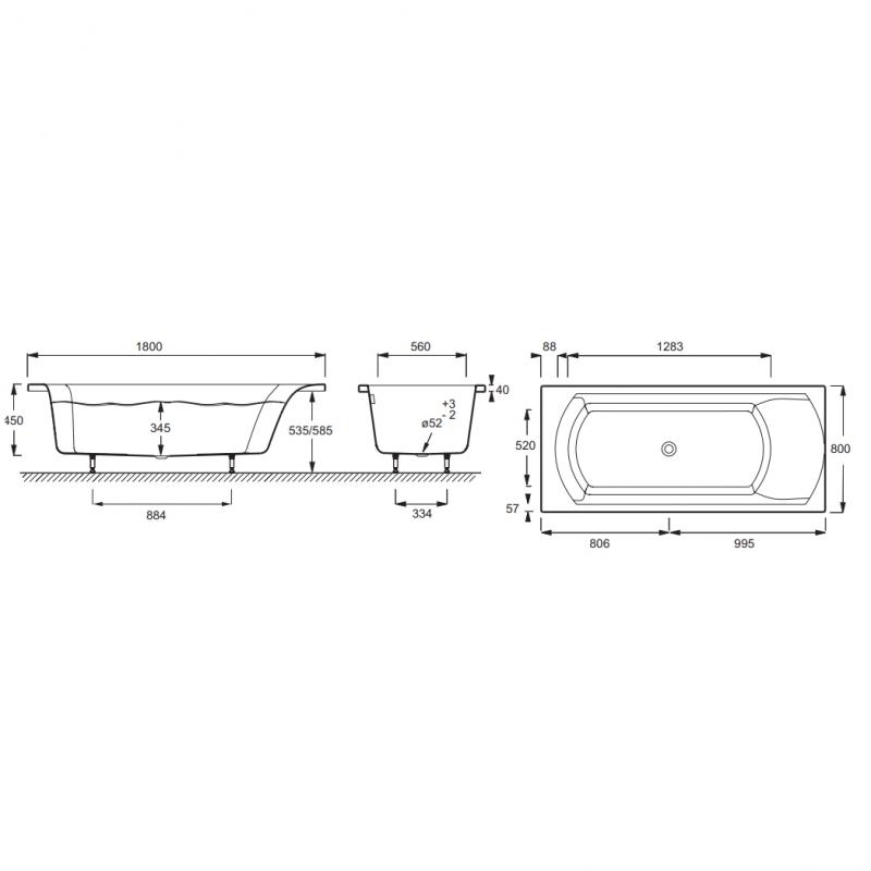 Акриловая ванна E60143RU-00 Jacob Delafon Ove белая (180см*80см)Пристенная, шт Акриловая ванна E60143RU-00 Jacob Delafon Ove белая (180см*80см)Пристенная, шт