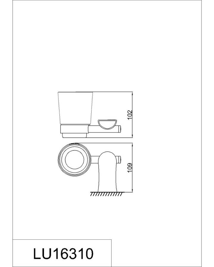 Подстаканник одинарный RUSH Luson (LU16310) Подстаканник одинарный RUSH Luson (LU16310)