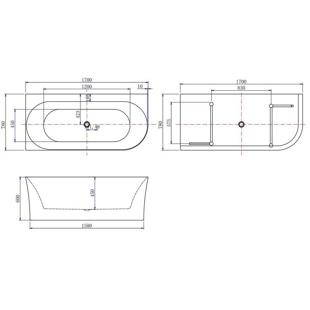 139778L Миниванна 2.31004.20B PRIORITY 4 белый (291916), шт 139778L Миниванна 2.31004.20B PRIORITY 4 белый (291916), шт