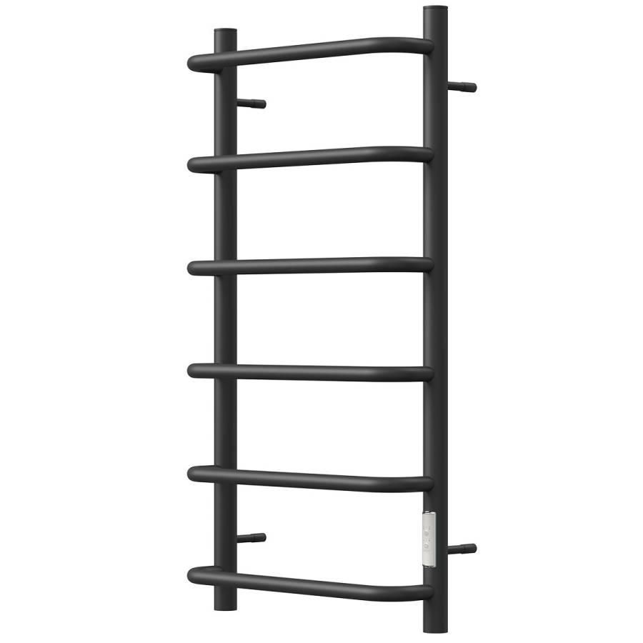 Полотенцесушитель электрический Point Ника PN08848B П6 400x800 диммер справа, черный Полотенцесушитель электрический Point Ника PN08848B П6 400x800 диммер справа, черный