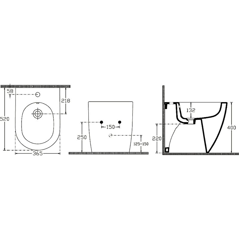 Приставной унитаз Allen Brau Reality 4.32004.20 Приставной унитаз Allen Brau Reality 4.32004.20