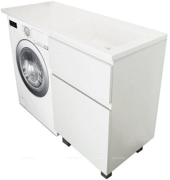 Комплект мебели Dallas Luxe 1100х482 правосторонний напольный 2 ящика (ШхГхВ) 448х476х860