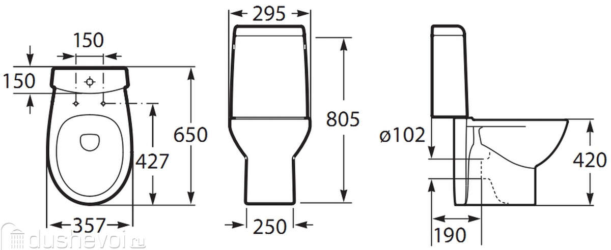 Vic N чаша горизонт выпуск в коробке Vic N чаша горизонт выпуск в коробке