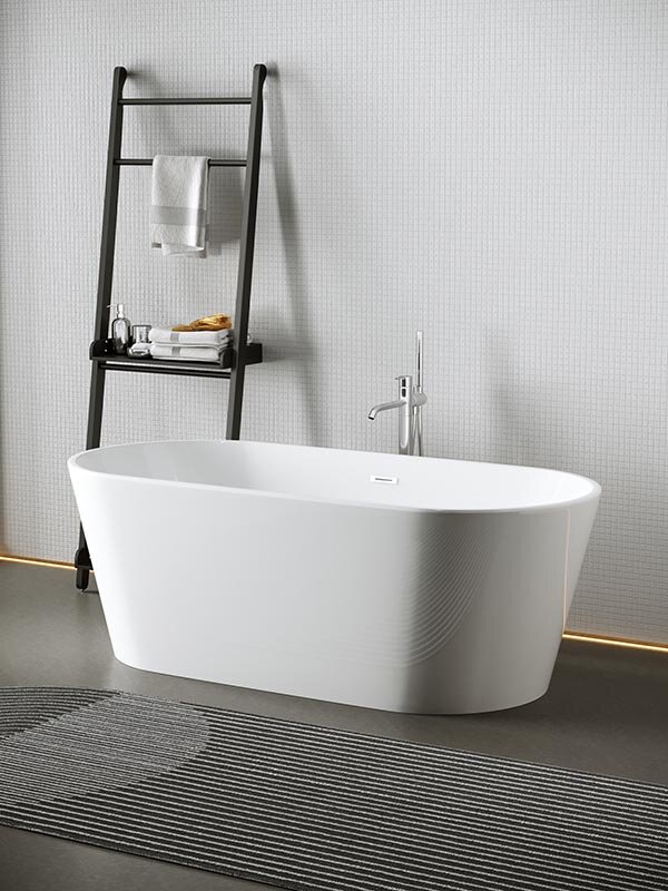 Ванна Mimi акриловая отдельностоящая, арт. FB01 Ванна Mimi акриловая отдельностоящая, арт. FB01