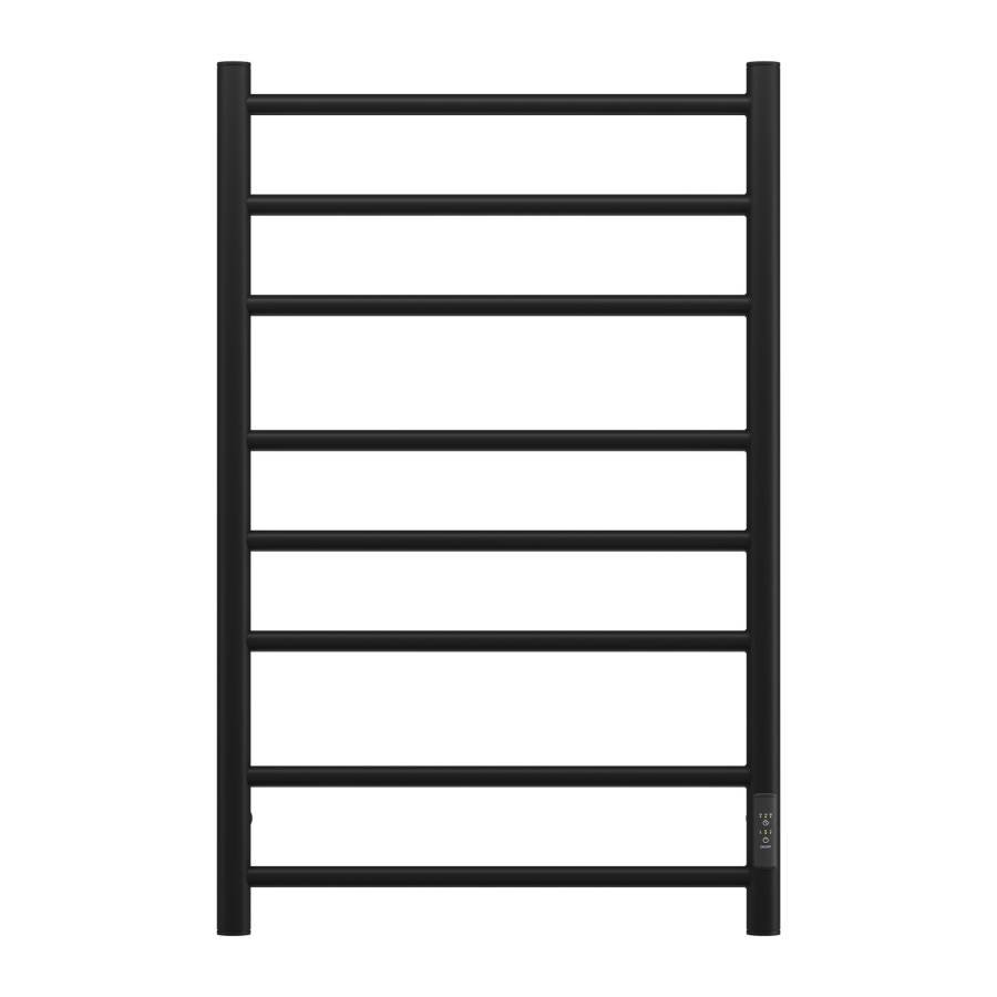 Полотенцесушитель электрический Point Аврора PN10858B П8 500x800 диммер справа, черный Полотенцесушитель электрический Point Аврора PN10858B П8 500x800 диммер справа, черный