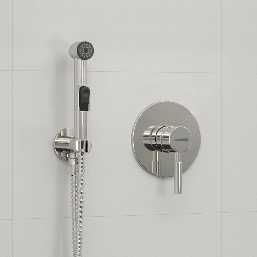 A04156 Встраиваемый комплект для биде со шлангом 100 см Wasserkraft A04156 Встраиваемый комплект для биде со шлангом 100 см Wasserkraft