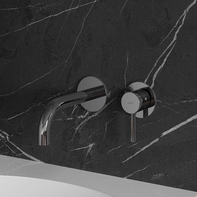 Смеситель для умывальника скрытого монтажа OMNIRES Y Y1215HCR (хром) Смеситель для умывальника скрытого монтажа OMNIRES Y Y1215HCR (хром)