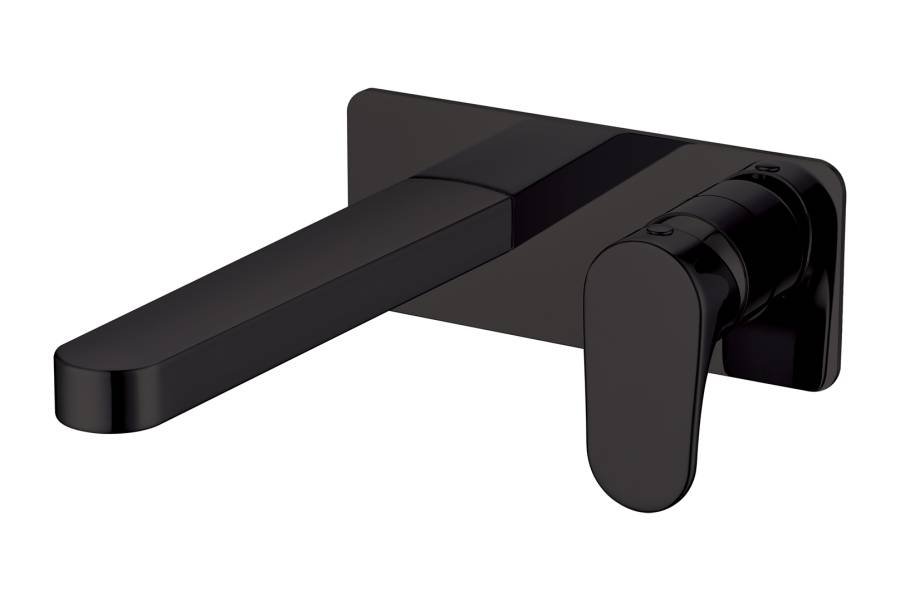 Смеситель для умывальника из стены SPECTRE черный матовый Смеситель для умывальника из стены SPECTRE черный матовый