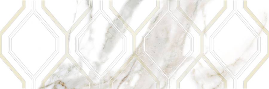 Декор Beryl белый 25х75,шт Декор Beryl белый 25х75,шт