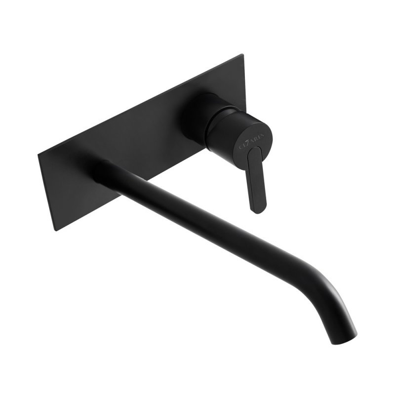 LEAF-BLI1-SR Смеситель для раковины встраиваемый однорычажный, на единой площадке Исполнение: Sunrise  LEAF-BLI1-SR Смеситель для раковины встраиваемый однорычажный, на единой площадке Исполнение: Sunrise