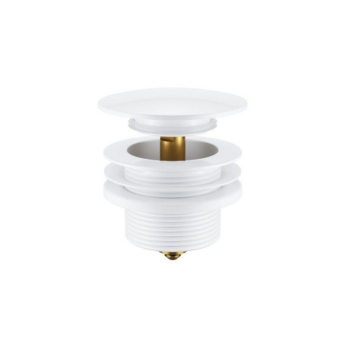 Пробка Click-clack для отдельностоящей ванны ARIN.2485.01WH (белая) Пробка Click-clack для отдельностоящей ванны ARIN.2485.01WH (белая)