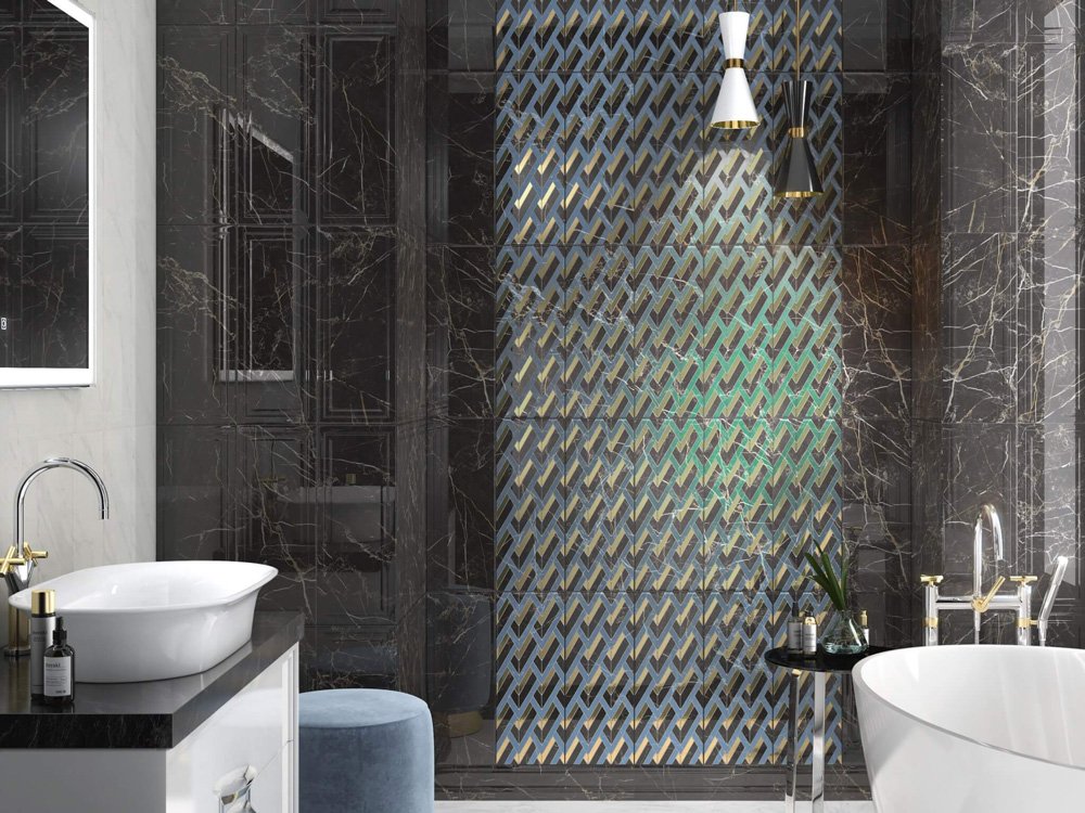 Декор MLD\B97\7200 Алькала черный 20*50*8 (уп\12шт), шт Декор MLD\B97\7200 Алькала черный 20*50*8 (уп\12шт), шт