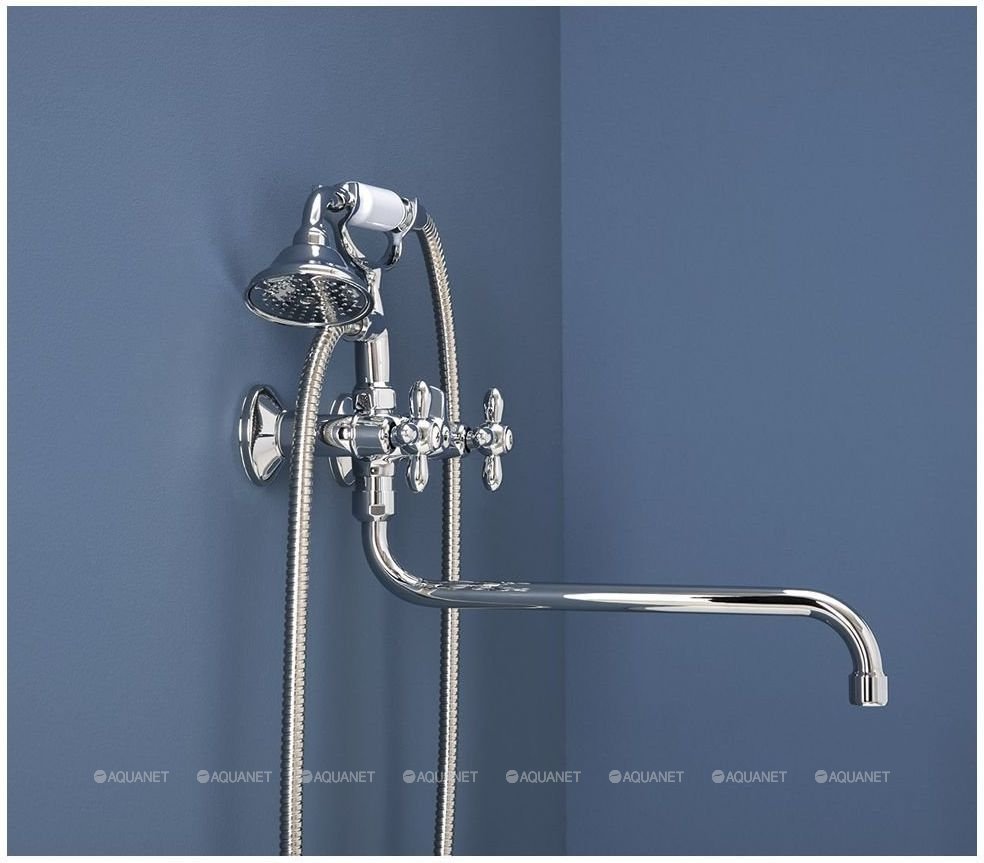 Смеситель для ванны с душем Aquanet Opera SD98909A Смеситель для ванны с душем Aquanet Opera SD98909A