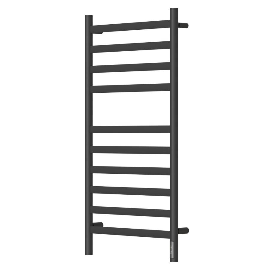 Полотенцесушитель электрический Point Селена PN16850B П10 500x1000, диммер справа, черный Полотенцесушитель электрический Point Селена PN16850B П10 500x1000, диммер справа, черный