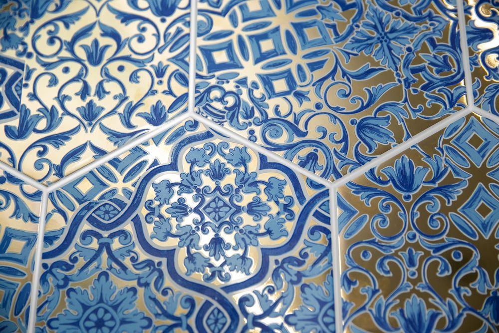 Декор VT\A431\24000 Талья Золотой/металл (23см*20см*6,9мм) (26шт/1,19м2) Орнамент 5, шт Декор VT\A431\24000 Талья Золотой/металл (23см*20см*6,9мм) (26шт/1,19м2) Орнамент 5, шт