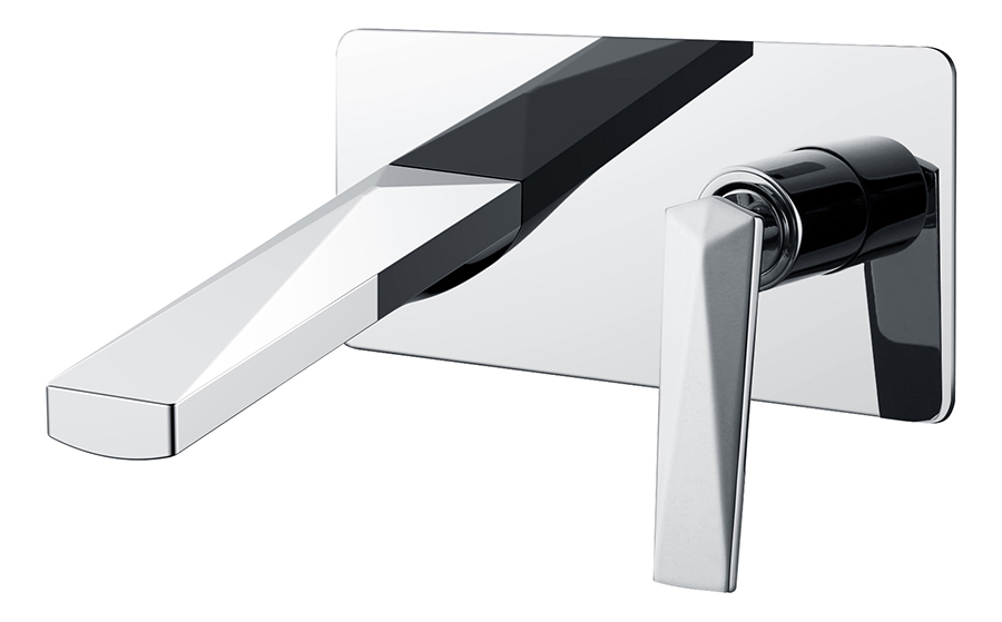 Смеситель для умывальника из стены ХРОМ Смеситель для умывальника из стены ХРОМ