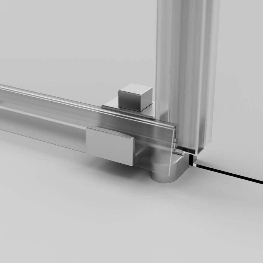 W94G-403-10080-MТ Душевое ограждение X-Joy Square Slide 100х80, мат Хром, прозрачное W94G-403-10080-MТ Душевое ограждение X-Joy Square Slide 100х80, мат Хром, прозрачное