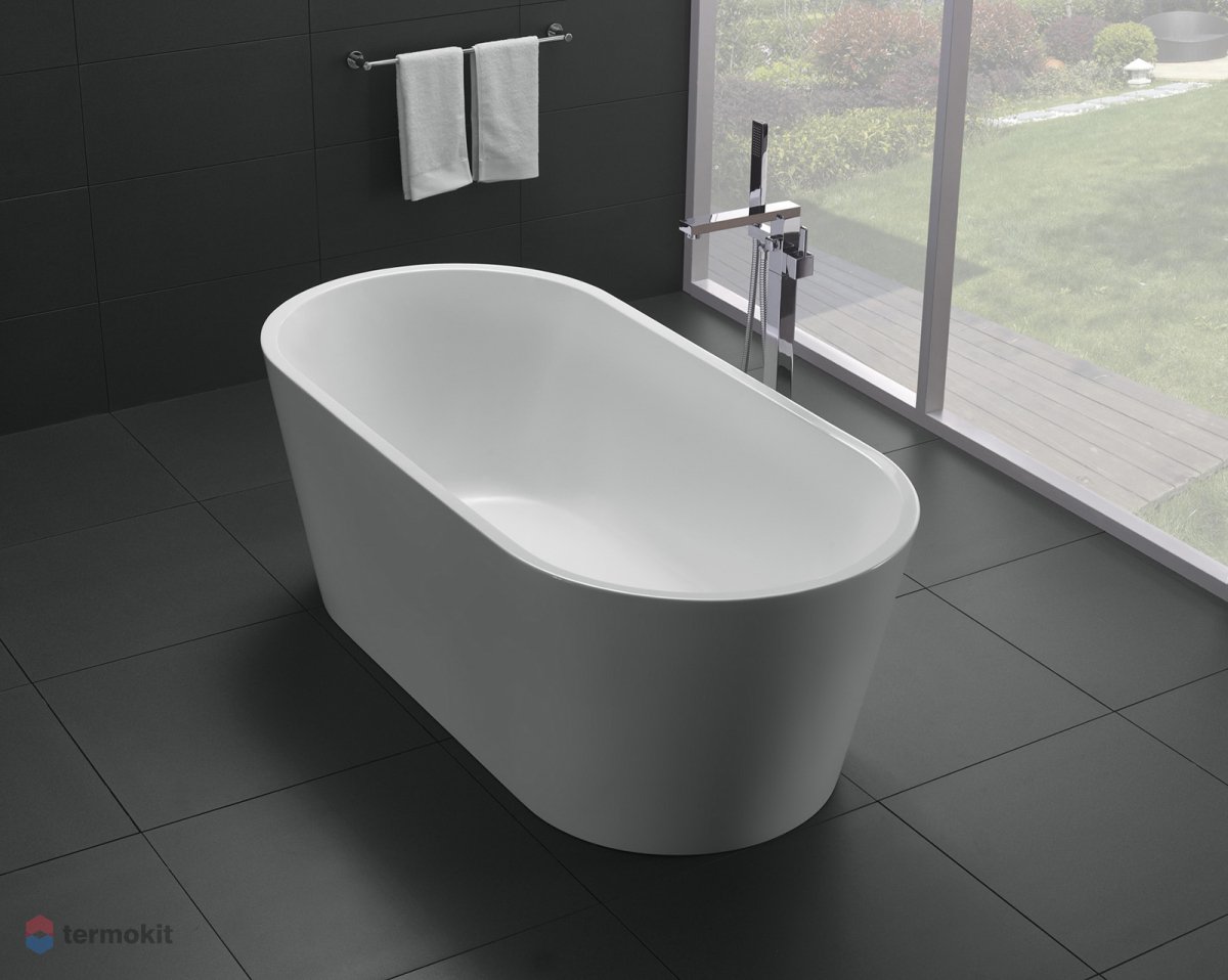 Акриловая ванна без перелива BELBAGNO BB71-1600-W0, 1600x750x600 Акриловая ванна без перелива BELBAGNO BB71-1600-W0, 1600x750x600