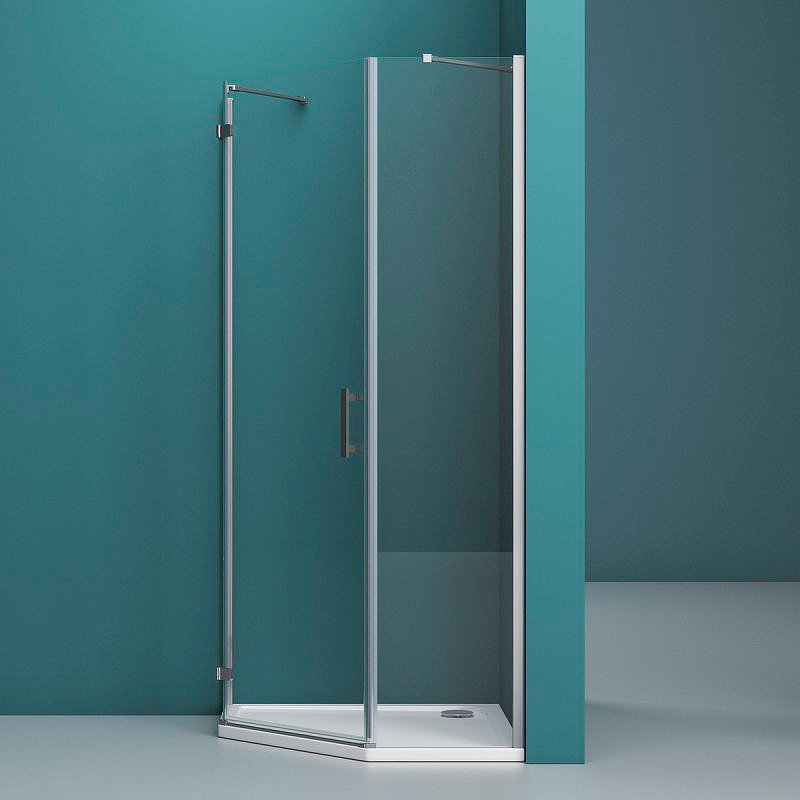 Душевой уголок BelBagno KRAFT-P-1-100-C-Cr-L Душевой уголок BelBagno KRAFT-P-1-100-C-Cr-L