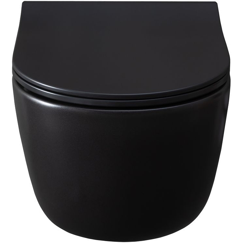Чаша подвесного унитаза Allen Brau Priority 4.31002.31 черный матовый Чаша подвесного унитаза Allen Brau Priority 4.31002.31 черный матовый