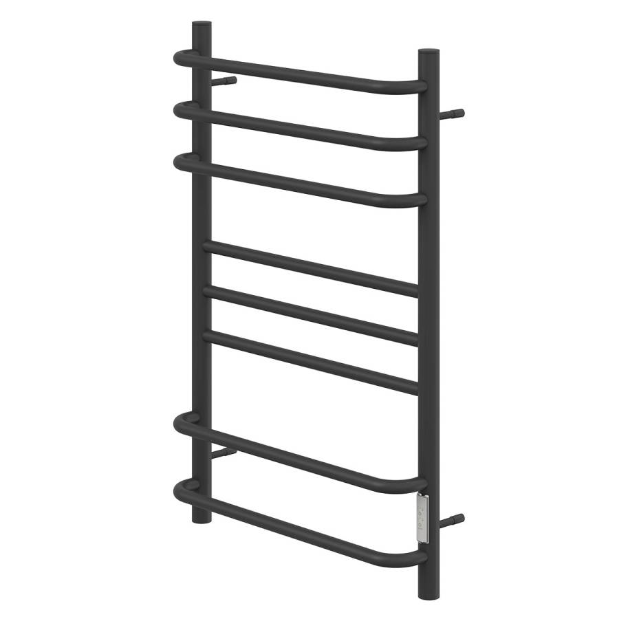 Полотенцесушитель электрический Point Сатурн PN90858B П8 500x800 диммер справа, черный Полотенцесушитель электрический Point Сатурн PN90858B П8 500x800 диммер справа, черный