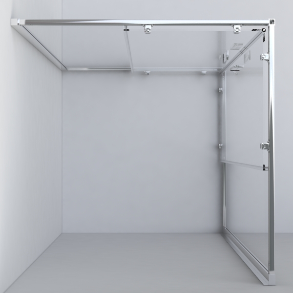 Душевой уголок Garda VSS-1G8090CH, 900*800, хром, стекло шиншилла Душевой уголок Garda VSS-1G8090CH, 900*800, хром, стекло шиншилла