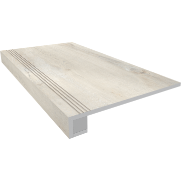 Комплект (Ступень DA01 (33x120) непол. (прямоугол. бортик) с насечками + Подступенок (14,5x120)) Комплект (Ступень DA01 (33x120) непол. (прямоугол. бортик) с насечками + Подступенок (14,5x120))