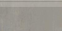 Ступень Гварди серый светлый матовый обрезной 30x60x0,9