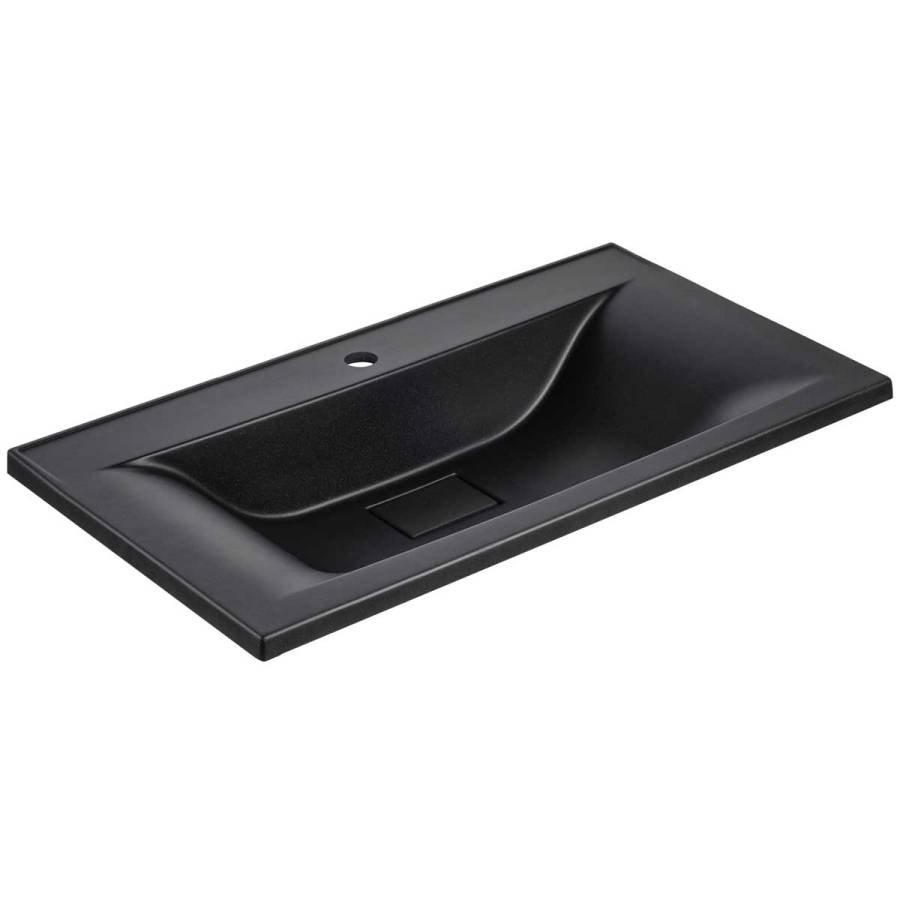Раковина VCB-3M900B из кварцевого камня, цвет черный Раковина VCB-3M900B из кварцевого камня, цвет черный