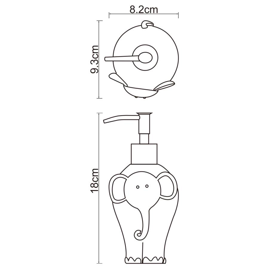 Lippe K-8199 Дозатор для жидкого мыла Lippe K-8199 Дозатор для жидкого мыла