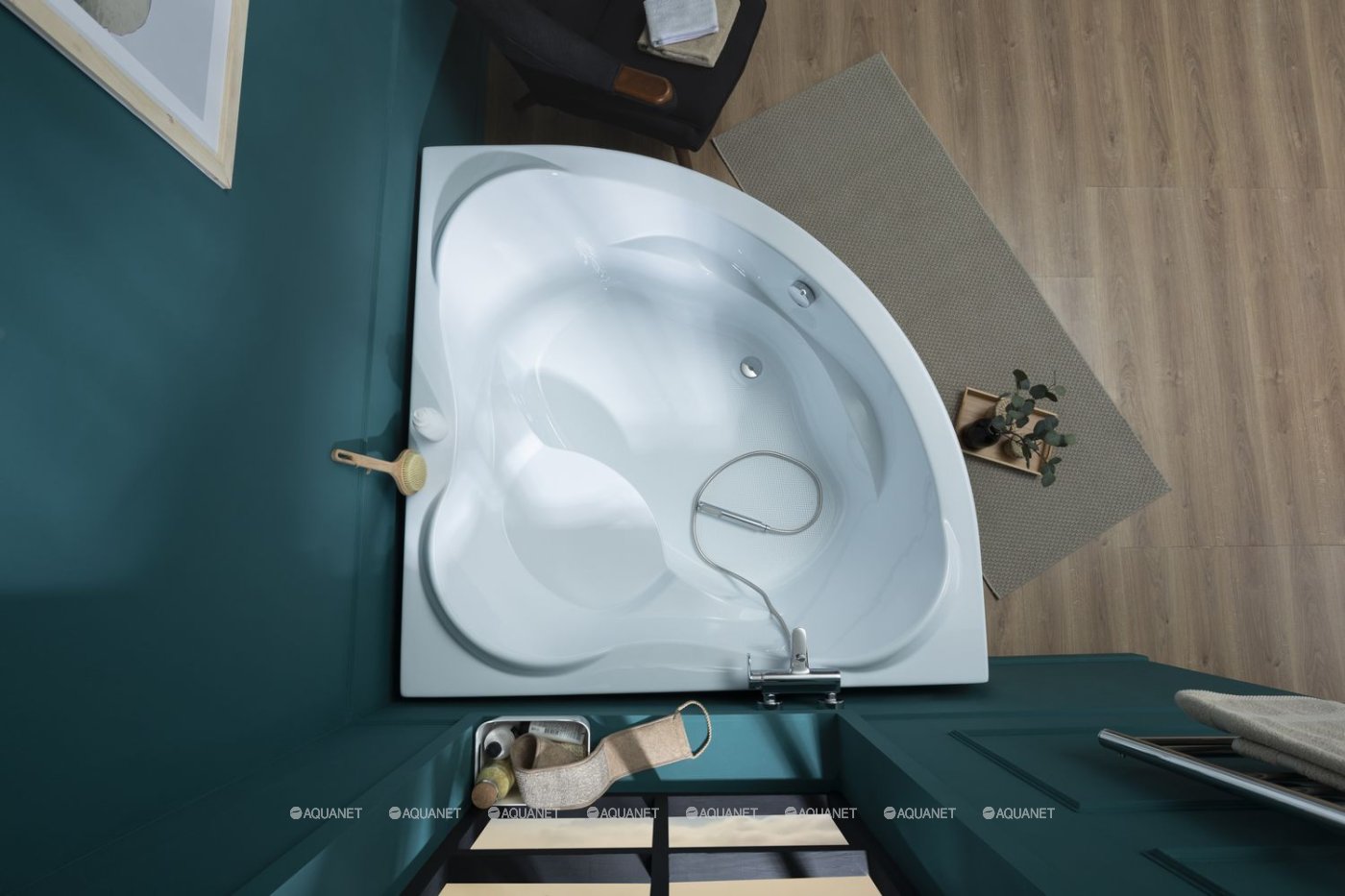 Акриловая ванна Aquanet Malta 150х150 204003 Акриловая ванна Aquanet Malta 150х150 204003