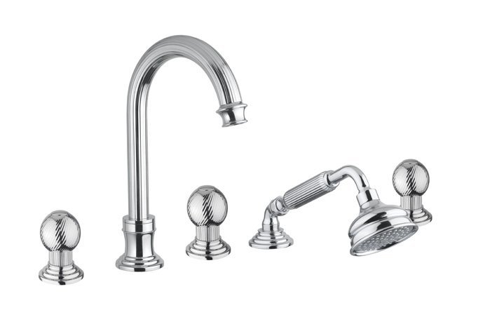 Душевой гарнитур OLIMP-BVD-01-O Исполнение: Хром, Ручки: Металл  Душевой гарнитур OLIMP-BVD-01-O Исполнение: Хром, Ручки: Металл