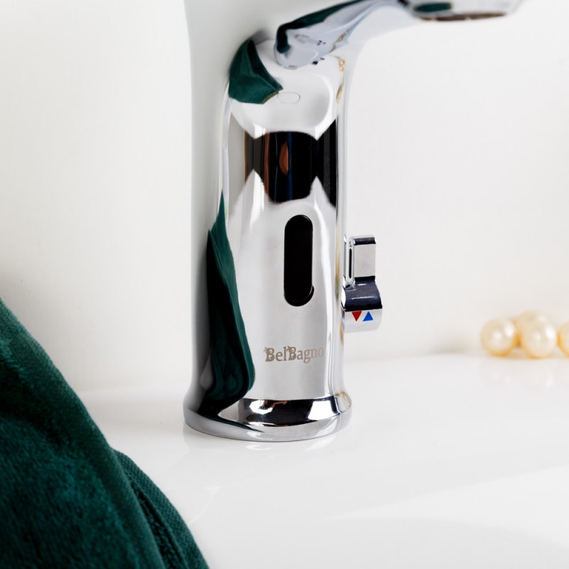 Электронный смеситель для раковины, хром KRAFT-ELV-CRM Электронный смеситель для раковины, хром KRAFT-ELV-CRM