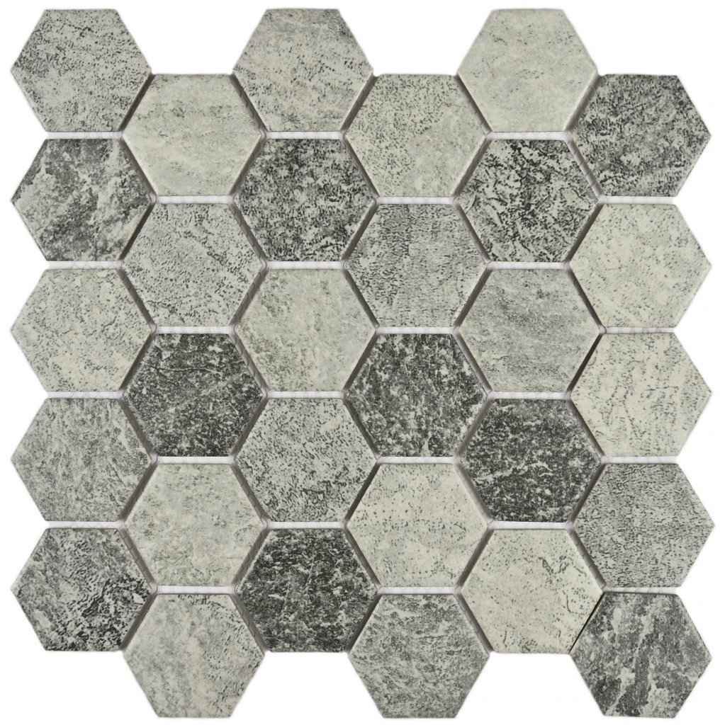 Керамогранитная мозаика Bonaparte Olmeto Grey 27,1х28,2 см Керамогранитная мозаика Bonaparte Olmeto Grey 27,1х28,2 см