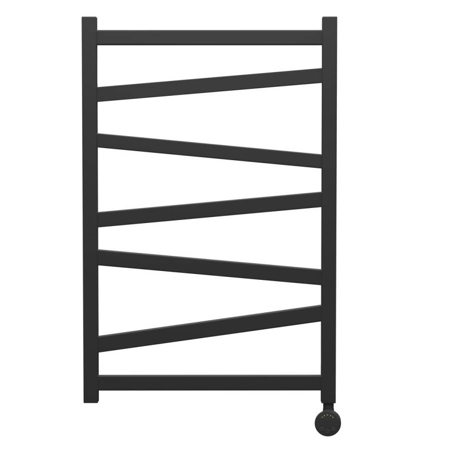 Полотенцесушитель электрический Point Феникс PN15158BE П7 500x800 левый/правый, черный Полотенцесушитель электрический Point Феникс PN15158BE П7 500x800 левый/правый, черный