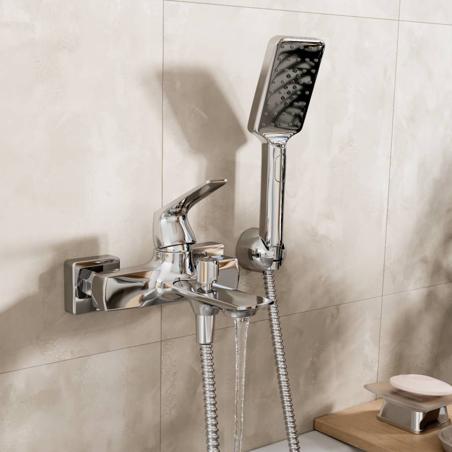 Neime 1901 Смеситель для ванны с коротким изливом Wasserkraft Neime 1901 Смеситель для ванны с коротким изливом Wasserkraft