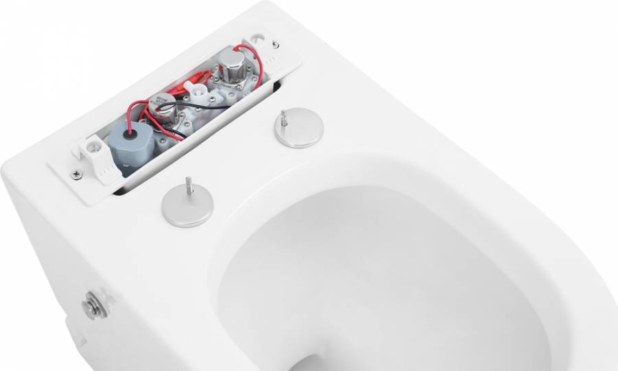 Приставной унитаз Abber Bequem AC1115P импульсный с микролифтом Приставной унитаз Abber Bequem AC1115P импульсный с микролифтом