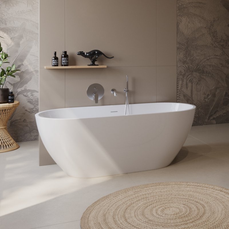 Акриловая ванна BELBAGNO UNO BB701-1400-720-K Акриловая ванна BELBAGNO UNO BB701-1400-720-K