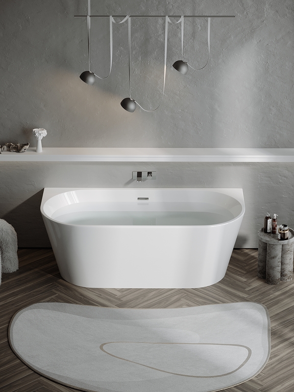 Ванна First акриловая отдельностоящая пристенная, арт. FB10 Ванна First акриловая отдельностоящая пристенная, арт. FB10