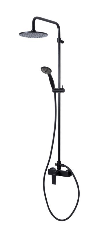 NAUTIC-CD-25-SR Душевая стойка со смесителем, ручным и верхним душем 250 мм ABS, исполнение Sunrise NAUTIC-CD-25-SR Душевая стойка со смесителем, ручным и верхним душем 250 мм ABS, исполнение Sunrise