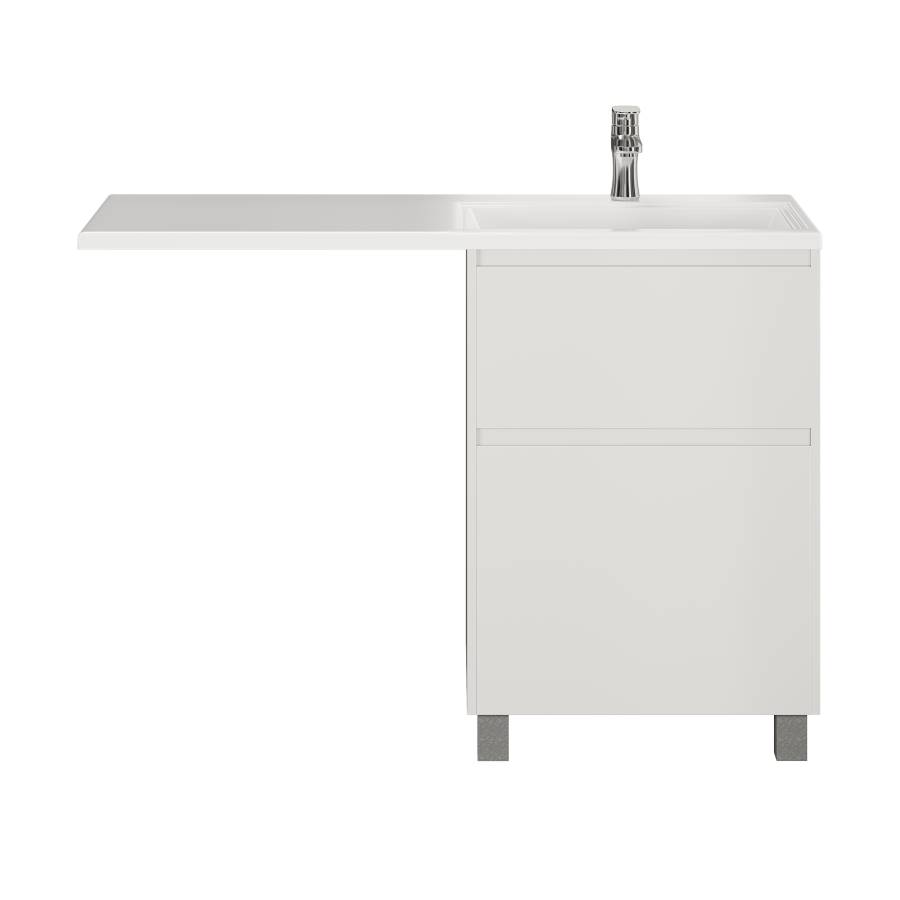 Тумба с раковиной напольная Creto Cafor White 120 правосторонняя Тумба с раковиной напольная Creto Cafor White 120 правосторонняя
