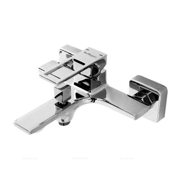 LUCE Смеситель для ванны и душа, хром LUC-VAS-CRM